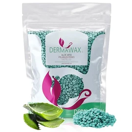 DERMAWAX Dermawax Aloe Vera Film Wax Beads 1000g - Stripless Waxing for Full Body, Face, Bikini, and Brazilian Hair Removal - Soft, Low-Temperature Made in Italy for All Skin Types (1 kg, Aloe Vera)
