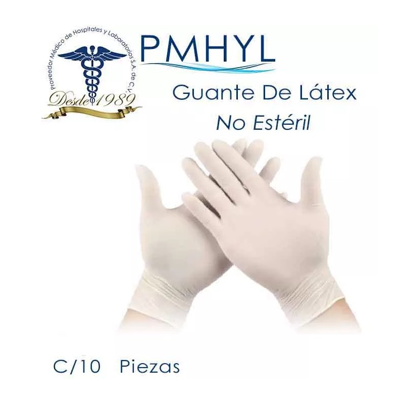 Ambiderm Guante Latex Ambiderm Esteril Mediano Pack C/10 Pzas Pmhyl
