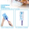 30PCS Fluffy Duster Refills, Dust Magnet Refill with 1 Handle,