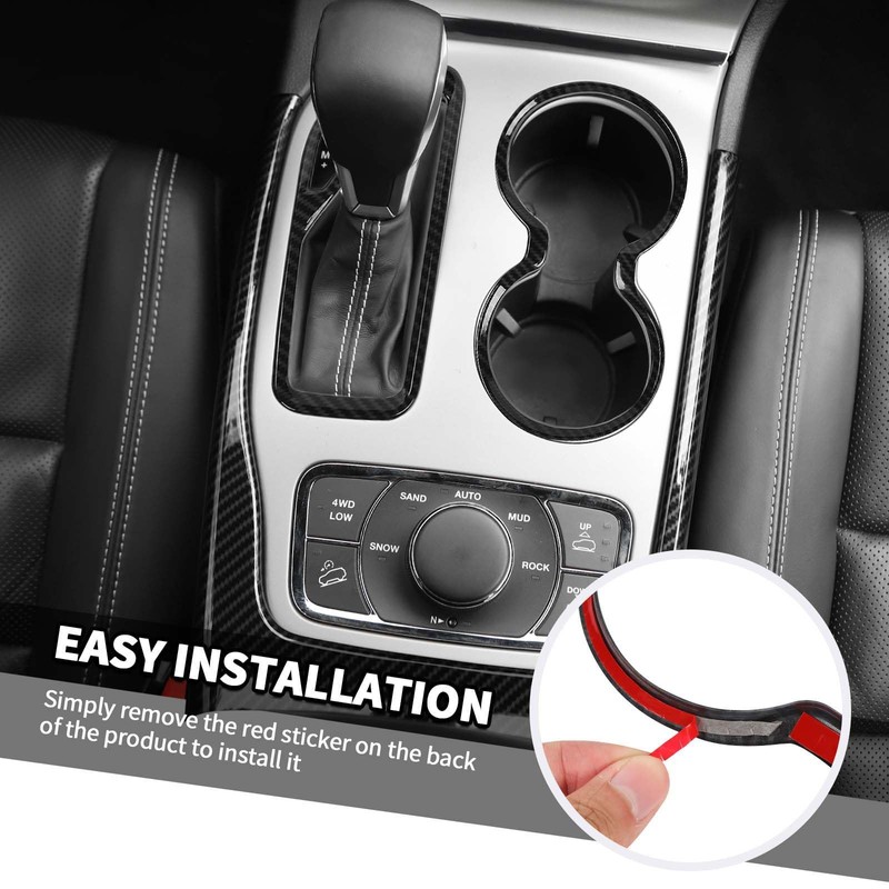 Jimen Fit for Jeep Grand Cherokee 2016-2020, 3PCS Gear Shift