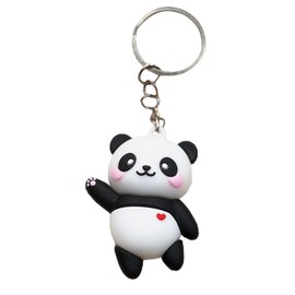 Lefe Liee cute panda keychain, kawaii backpack keychain accessories, panda stuff gifts for girls 2 Pack