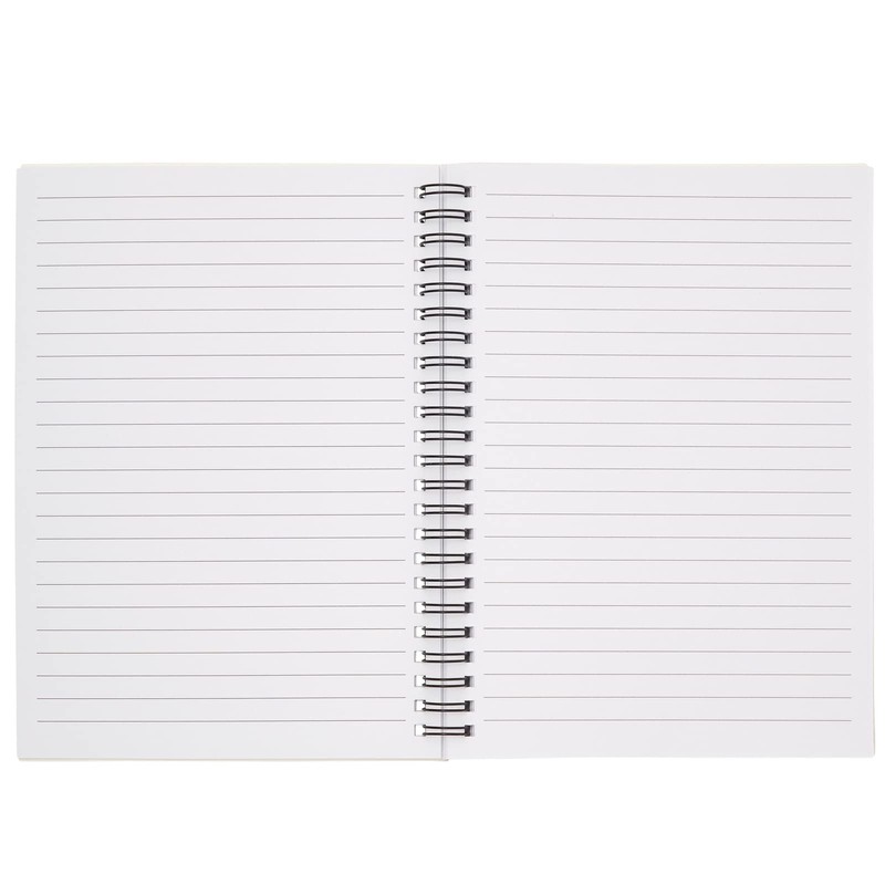 5 Pack 6x8 inch Spiral Journals, Small Notebooks Bulk with