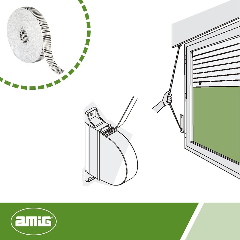 Amig - Roller Shade Picker Tape | Replacement Rope for