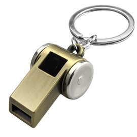 INSTITIZER Emergency Survival Whistle Keychain Whistle Pendant Keyring Outdoor Survival Whistle Camping Whistle Key Holder Whistle for Referee Teacher Dog Training