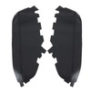 NLQR 2Pcs Front Door Panels Armrest Cover Leather Black Compatible
