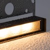 mirrea 7" Outdoor Hardscape Lighting Low Voltage Retaining Wall Lights