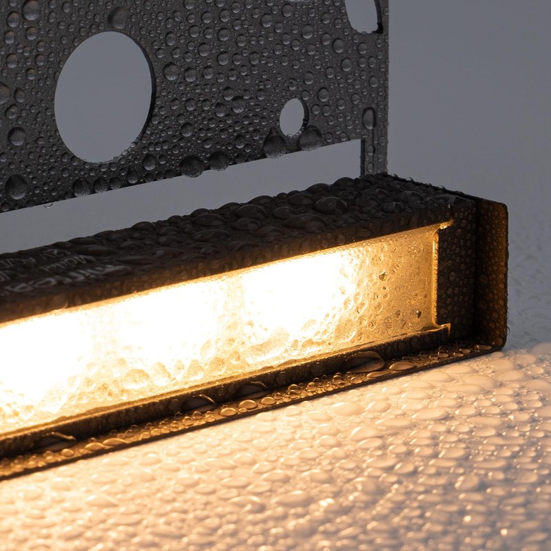 mirrea 7" Outdoor Hardscape Lighting Low Voltage Retaining Wall Lights