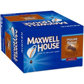 Maxwell House House Blend Medium Roast K-Cup Coffee Pods (24 Pods)