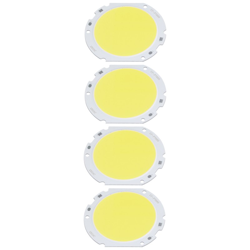 4PCS 75mm Round COB Lamp Bead High Power LED Chip