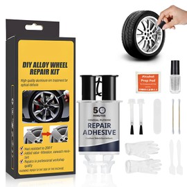 ALLONY Alloy Wheel Rim Repair Kit, Alloy Wheel Repair Kit, Suitable for Repairing Scratches, Dents, Scratches and Other Alloy Wheels