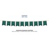 Ramadan Mubarak Bunting Decorations (Green & Gold Design) - Ramadhan