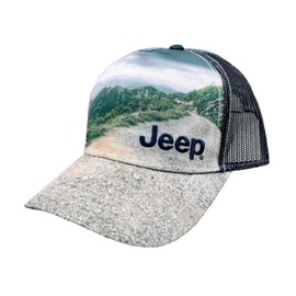 Jeep Trail Logo Trucker Hat- Ladies/Youth Size Green