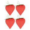 20pcs Sewing Pin Cushion Cotton Soft Lightweight Cute Strawberry Shaped