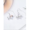 Dorunmo Dachshund Birthstone Earrings 925 Sterling Silver Dachshund Dog Dangle