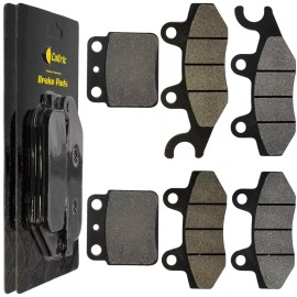 Caltric Front & Rear Brake Pads for Suzuki LTR450 LT-R450 Quadracer 450 2006-2014