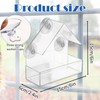 Window Bird Feeder – Clear Acrylic Bird Feeder with Suction
