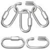 CEEYSEE 6Pcs D Shackle M6 304 Stainless Steel Shackles Quick