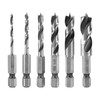 6 Piece Small Wood Drill Hexagonal Drill Bit Set, Wood
