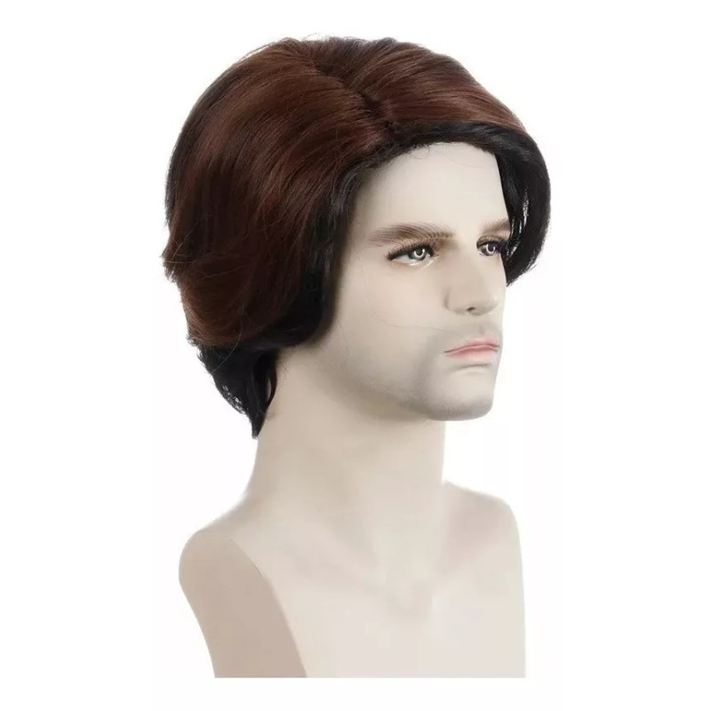 generic Peluca Corta Ondulada Para Hombre Peinado Diario Pelucas Mar