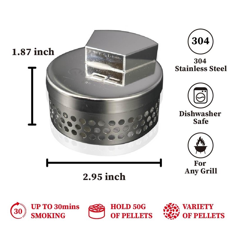 Grilling Smoke Box- Grilling Accessory to add Barbecue Smoke Flavor
