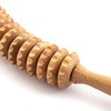 Ribnican Accessories Anti Cellulite Massage Roller with Handle Maderotherapy Wooden