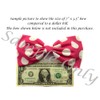 Large Solid Red Jewel Tone Essentials Hair Bow (Alligator Clip)