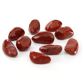 Nvzi 10 Packs Red Jasper Stone, Worry Stone Crystals, Healing Stones, Gepolijste Tumbled Stones, Chakra Stones, Tumbled Stones Mix, Semi-Precious Stones Mix, Lucky Stones for Children