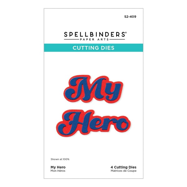 Spellbinders My Hero Etched Dies
