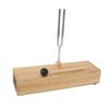 256Hz Tuning Fork with Wood Resonance Box and Hammer Sound