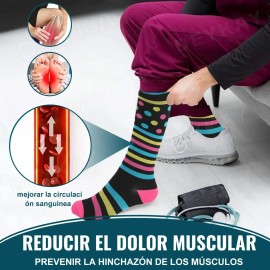9 Medias Calcetas Compresión U Alivia Varices Y Circulación