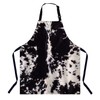 BGBDEIA Cowhide Print Apron Adjustable Neck Bib Apron for Men
