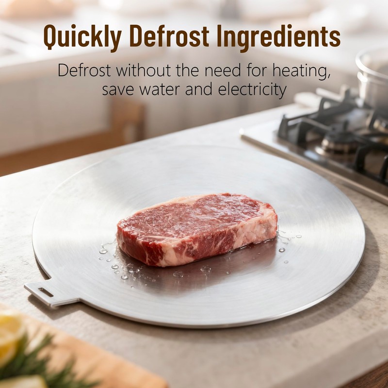 RECAPS 11 inch Stainless Steel Induction Adapter Plate