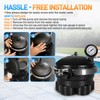 005-302-4300-03 Water Valve Top Dome with Pressure & Gauge Compatible