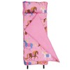 Wildkin Plush Blanket Bundle with Microfiber Nap Mat (Horses)