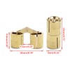 4Pcs Copper Brass Concealed Barrel Hinge Invisible Hidden Hinge 8mm