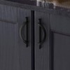 FILTA 10 Pack 3.75 Inch(96mm) Hole Centers Matte Black Cabinet