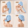 Microfiber Hair Drying Towel 2Pack, Large Size for Women, with