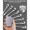 8PCS Tiny Spoons - Mini Stainless Steel Spoons 2.9 inch