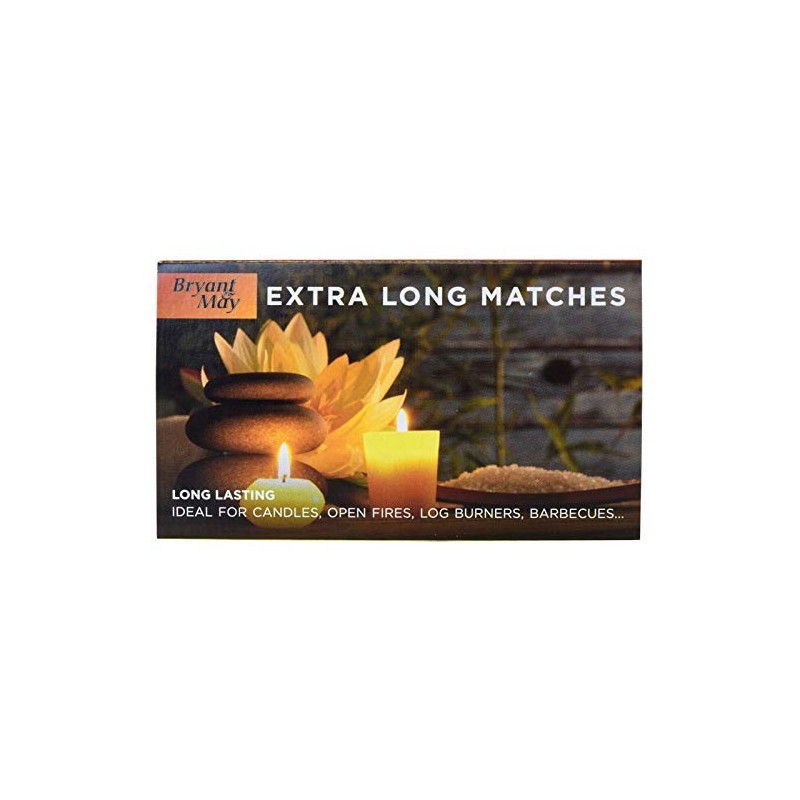Bryant & May Bryant X-Long Match-12 Boxes, Wood, 12 Count