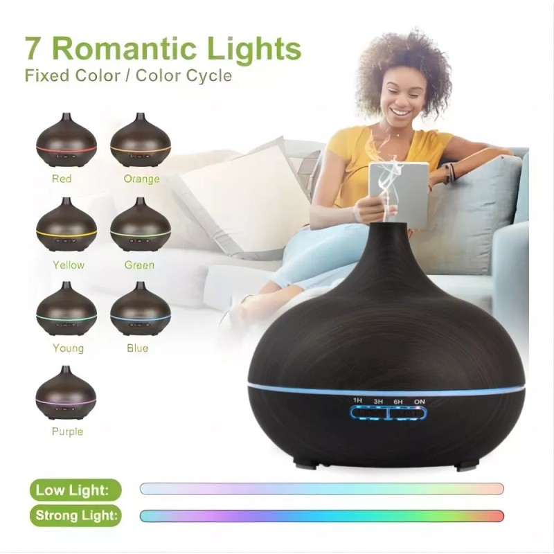 Humidificador de Aire y Difusor de Aroma | Eléctrico |