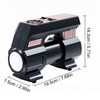 Portable Auto Air Pump Compressor Tire Inflating Tool with 3