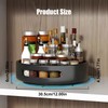360° Rotating Spice Rack Space Saving Steel Rotating Container for