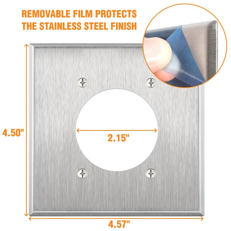 Journeyman-Pro 50 Amp 125/250V 14-50R Flush Mounting Wall Receptacle Range