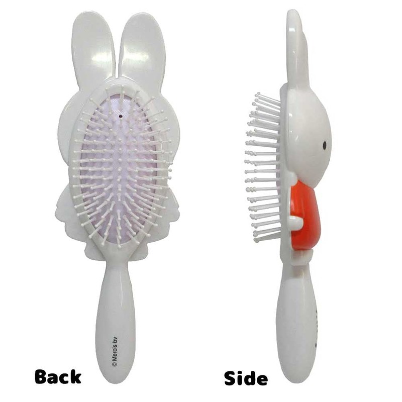 miffy Die-Cut Hair Brush, Red