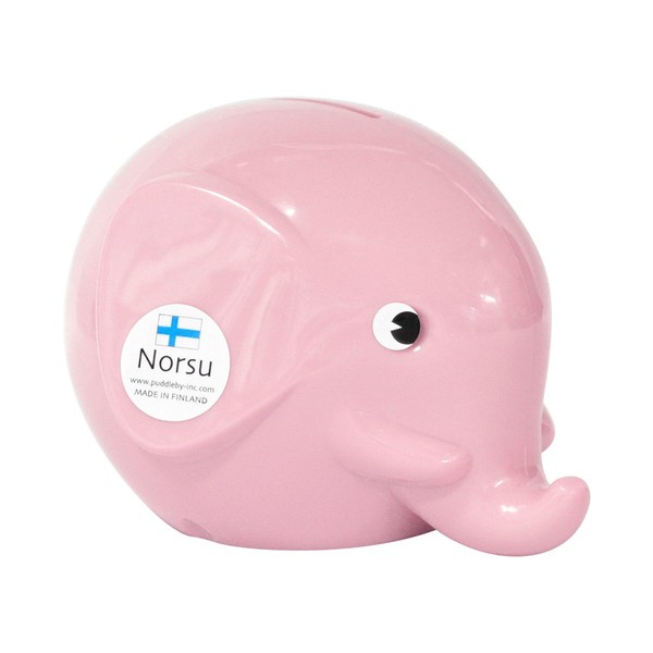 Norsu Elephant Bank Coin Bank (S) French Pink MK20318