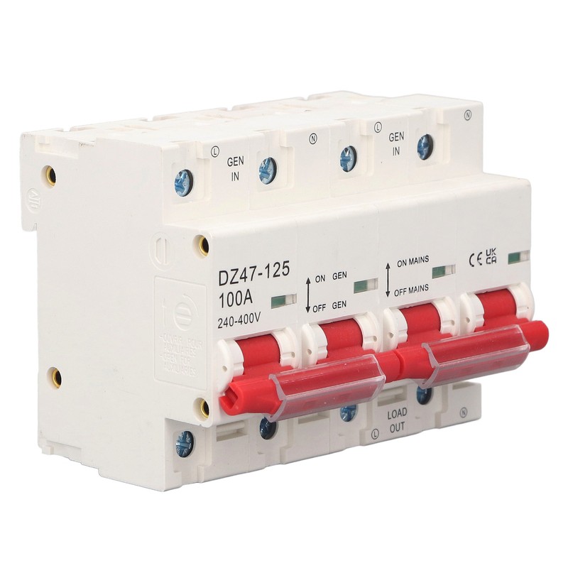 Circuit Breaker Interlock Dual Power Changeover Switch 100A AC 240‑400V