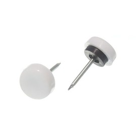 Pack Of 20 Knock In Nylon Furniture Slide Glide 5/8 Inch 16Mm Diameter