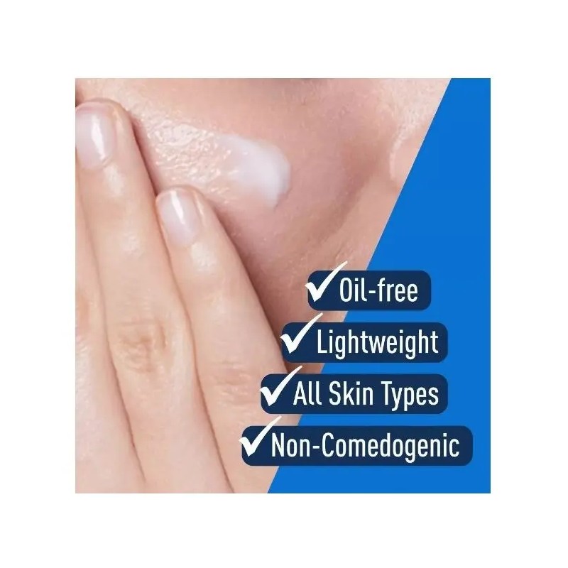 Cerave Loción Hidratante Facial Pm Ultra Ligero, Pm