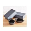 Geoffrey Zakarian Cast Iron Non-Stick Mini Baking Oval Pans- Set