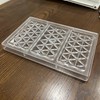 Goldbaking Polycarbonate Pyramidal Bar Chcoolate Mold Large Poly-carbonate Candy Mould